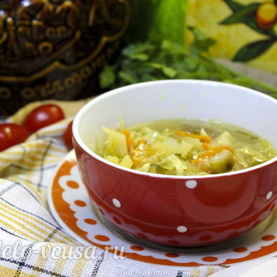 Рецепт щей с курицей и грибами