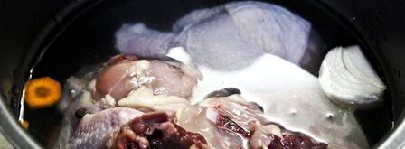 щи с курицей и грибами. Шаг 3