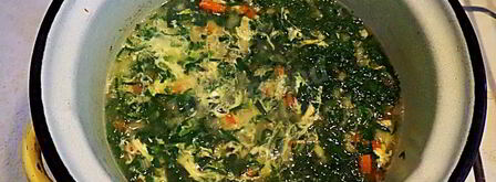 щи с зеленью шпината. Шаг 10