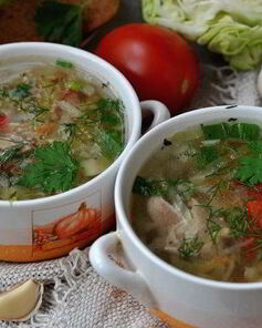 Щи со свежей капустой