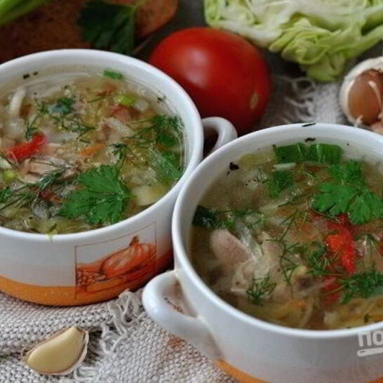 Рецепт щей со свежей капустой