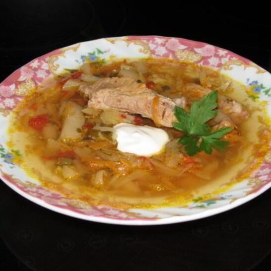 Рецепт щей со свининой в мультиварке