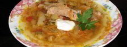 щи со свининой в мультиварке. Шаг 6