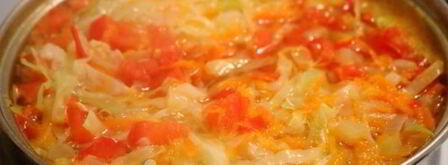 зеленые щи из капусты. Шаг 10