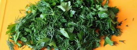 зеленые щи из капусты. Шаг 12