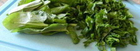 зеленые щи из шпината. Шаг 3