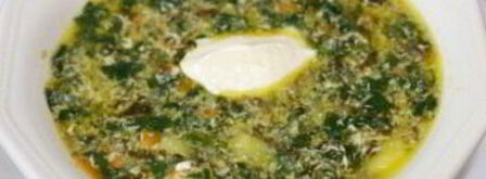 зеленые щи из шпината. Шаг 5