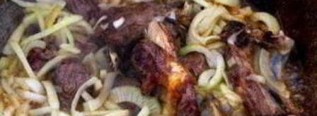 шурпа из баранины в казане. Шаг 4