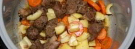 шурпа из баранины в мультиварке. Шаг 4