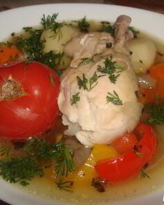 Шурпа из петуха