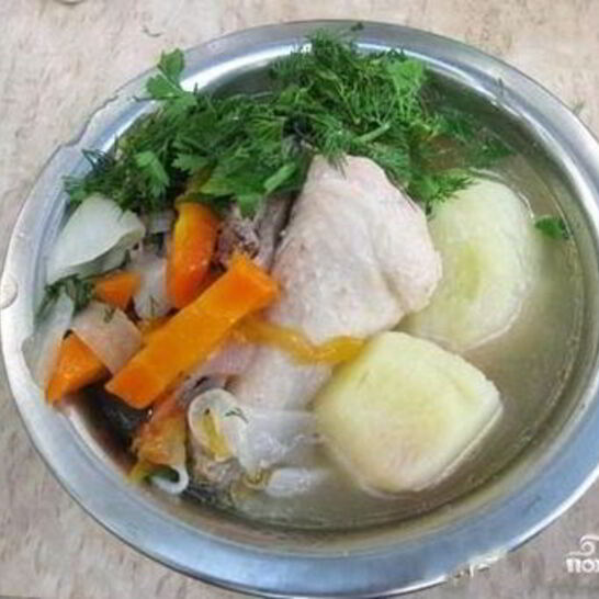 Рецепт шурпы из утки на костре