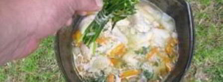 шурпа из утки на костре. Шаг 13