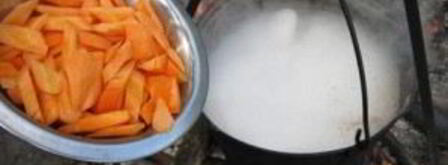 шурпа из утки на костре. Шаг 5