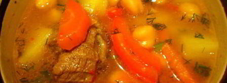 шурпа с нутом. Шаг 9