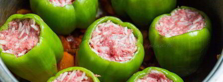 суп с фаршированными перцам дулма-шурпа. Шаг 9