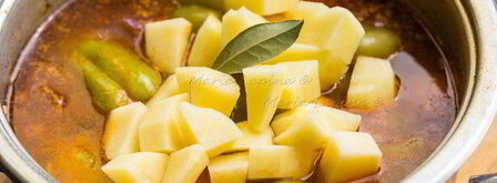 суп с фаршированными перцам дулма-шурпа. Шаг 11