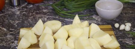 суп шурпа из говядины в казане. Шаг 5