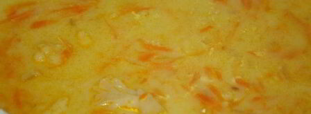 сливочный суп с цветной капустой. Шаг 6