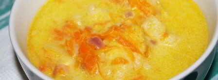 сливочный суп с цветной капустой. Шаг 7