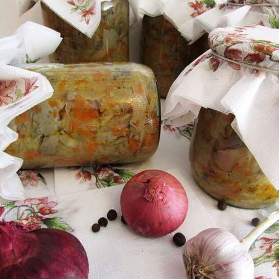 Рецепт грибной солянки