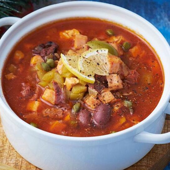 Рецепт мясной солянки на утро 1 января