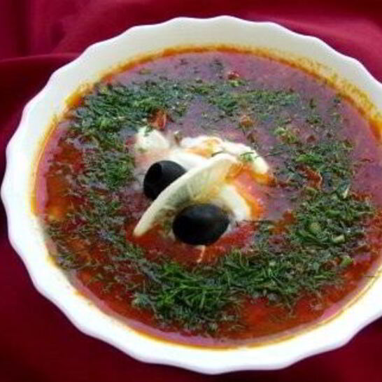 Рецепт мясной солянки