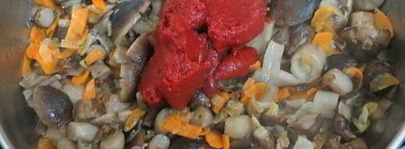 постная солянка с грибами и капустой. Шаг 9