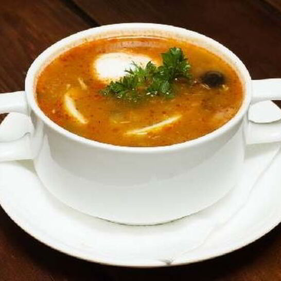 Рецепт сборной грибной солянки