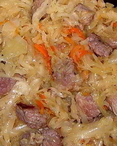 Солянка из говядины и квашенной капусты