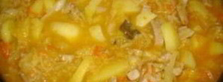 солянка из свежей капусты с картошкой. Шаг 8