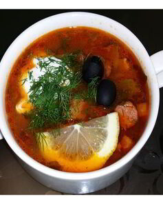 Солянка мясная для ленивых