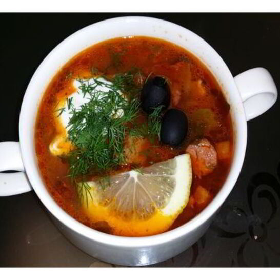 Рецепт солянки мясной для ленивых