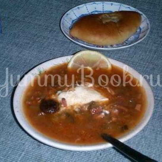 Рецепт солянки с черносливом