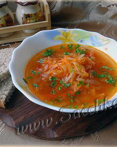 Солянка с капустой