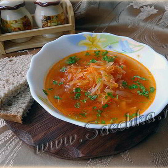 Рецепт солянки с капустой