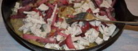 солянка с курицей и колбасой. Шаг 8