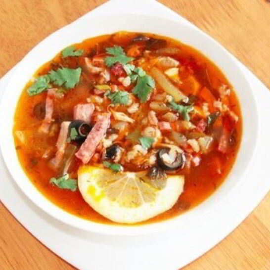 Рецепт солянки с томатной пастой