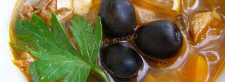 суп рыбная солянка классическая. Шаг 10