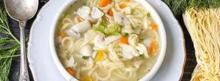 суп грибной с лапшой. Шаг 9