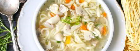 суп грибной с лапшой. Шаг 10