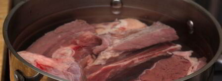 суп и основное блюдо из говядины. Шаг 3