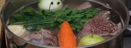 суп и основное блюдо из говядины. Шаг 5