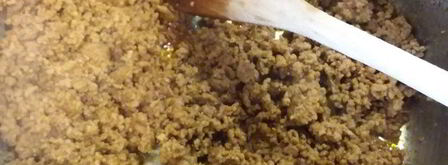 суп из чечевицы с мясным фаршем и шпинатом. Шаг 3