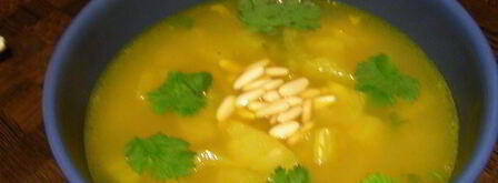 суп из фенхеля с кедровыми орешками и анисовым алкоголем. Шаг 5