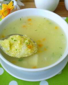 Суп из кукурузной крупы