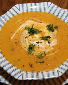 Суп из сладкого картофеля