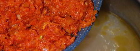 густой суп харчо с айвой. Шаг 9