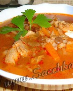 Харчо с рыбой