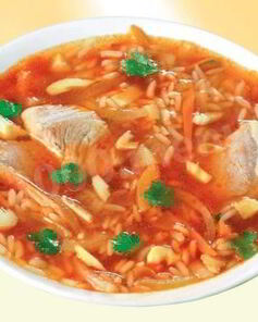 Куриный суп-харчо с Ткемали