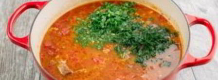 суп харчо из говядины. Шаг 6